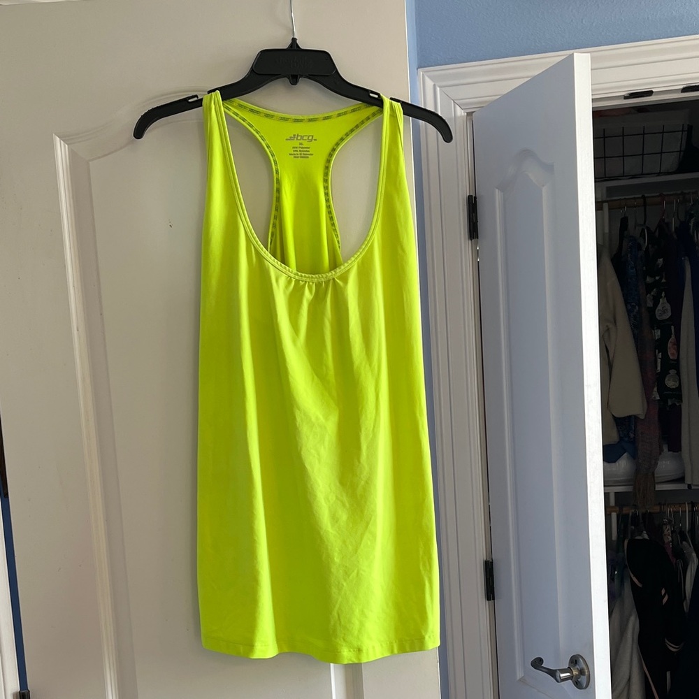 BCG Bright Yellow Tank Top